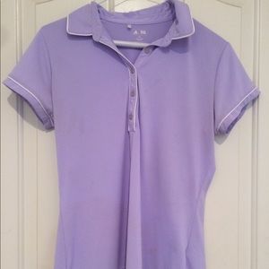 Lavender Adidas Golf Shirt